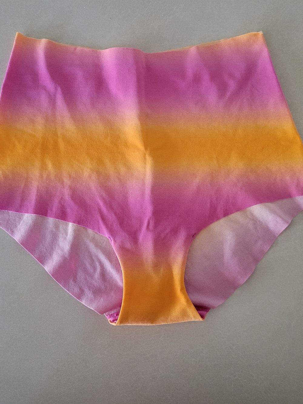 Victoria's Secret Ombre High-Waist Briefs in Pink & Orange
